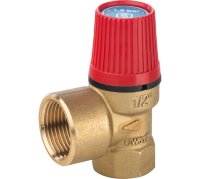 SVS-0001-003015 STOUT Предохранительный клапан для отопления 1/2"х3/4" ВР-ВР (Tmax 110, Pn 3,0 бара)