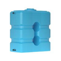 0-16-2440 АКВАТЕК ATP-1000 Пластиковый бак (емкость) для воды, 1000 л. с поплавком (синий)