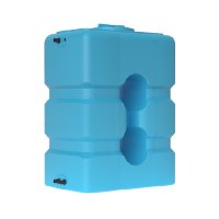 0-16-2435 АКВАТЕК ATP-800 Пластиковый бак (емкость) для воды, 800 л. с поплавком (синий)