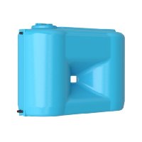 0-16-2450 АКВАТЕК COMBI W-1100 BW Пластиковый бак (емкость) для воды, 1100 л. с поплавком (сине-бел)